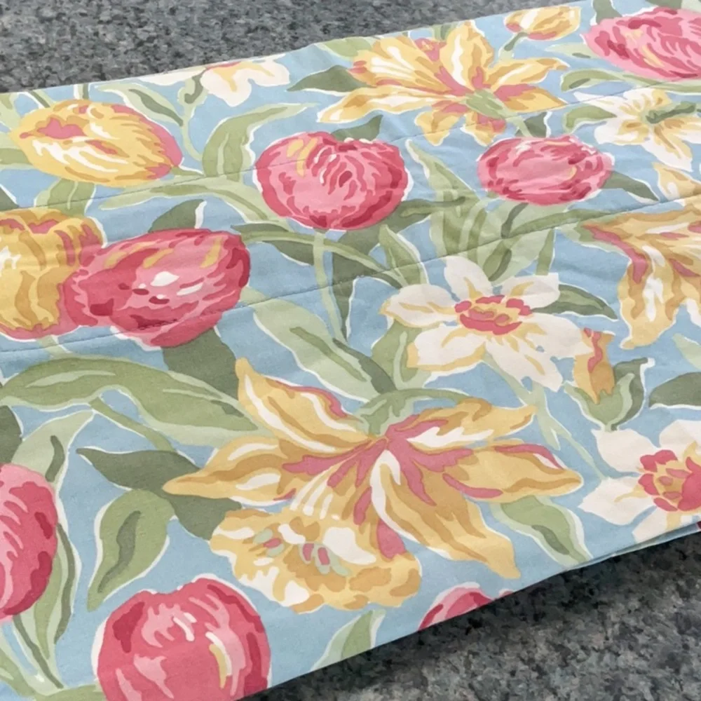 Rare Vintage Laura Ashley Tulips 3 window valances 1990’s rare